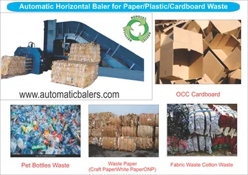 Automatic Baler for paper waste